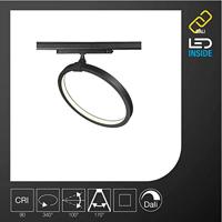 SLV ONE 40 TRACK 1004771 LED-railspot 3-fasig LED vast ingebouwd Zwart - thumbnail