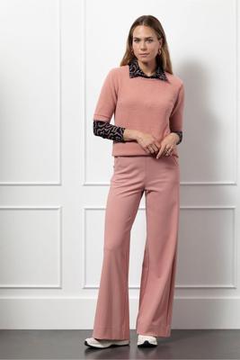 Studio Anneloes Lexie Bonded Trousers Broek 5400 Dusty Pink