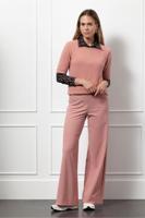 Studio Anneloes Lexie Bonded Trousers Broek 5400 Dusty Pink - thumbnail