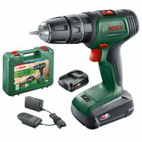 Bosch Home and Garden;UniversalImpact 18V;2 snelheden- Accu-klopboor/schroefmachine;Incl. 2 accus, Incl. lader, Incl. koffer - thumbnail