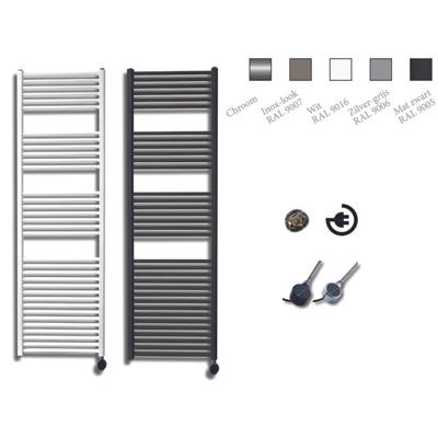 Elektrische Design Radiator Sanicare Plug & Play 172x45 cm Inox Look 920 Watt Met Zwarte Thermostaat Links Sanicare Elektrische Design Radiator Sanicare Plug & Play 172x45 cm Inox Look 920 Watt Met Zwarte Thermostaat Links Sanicare