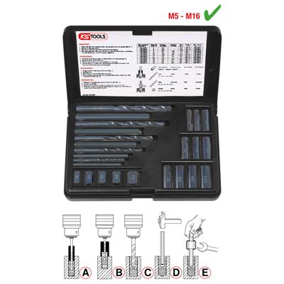 KS Tools 150.1305 Tapeind-uitdraaierset