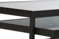 Set van 3 kleine tafels DKD Home Decor Zwart 58 x 36,5 x 53,5 cm - thumbnail