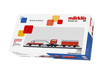Märklin Start up 44752 H0 brandweer-bergingskraanset van de DB Notfalltechnik - thumbnail