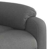 Fauteuil verstelbaar stof donkergrijs - thumbnail
