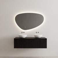 Onderkast Gliss Design Timotheus 140 CM Incl Topplaat Black Veneer - thumbnail