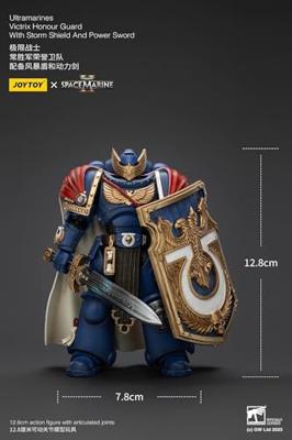 Warhammer 40k Action Figure Ultramarines Victrix Honour Guardwith Storm Shield And Power Sword 20 cm