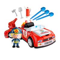 Famosa Pinypon - brandweerwagen met aanhanger en brandweerman - thumbnail