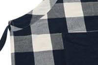 Schort met Buidelzak DKD Home Decor 70 x 1 x 85 cm Blauw Katoen Wit - thumbnail