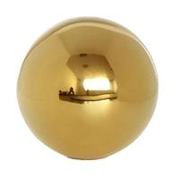 Deco Heksenbol Goud Glans Roestvrij Staal 25 cm Buitengewoon de Boet - Buitengewoon de boet - thumbnail