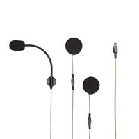Albrecht 15540 headphones/headset Wireless Helmet Calls/Music Bluetooth Black - thumbnail
