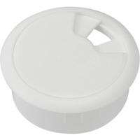 TRU COMPONENTS WP50BK Kabeldoorvoering Voor werkblad Montagegat: 50 mm ABS Wit 1 stuk(s) - thumbnail