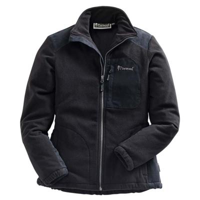 Pinewood Dames fleecejack Wildmark Membran, zwart, Maat: XS