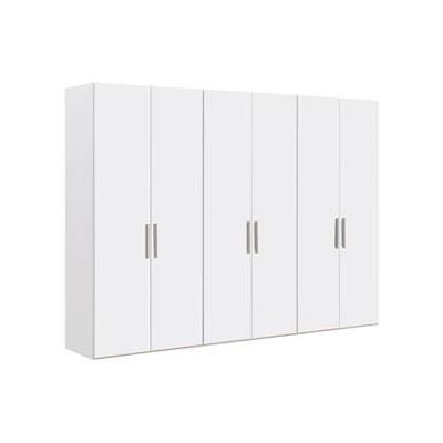 Goossens Kledingkast Easy Storage Ddk, Kledingkast 304 cm breed, 220 cm hoog, 6x draaideur