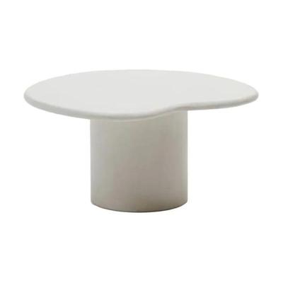 Kave Home Macarella bijzettafel 83x77 cm Wit