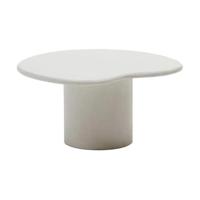 Kave Home Macarella bijzettafel 83x77 cm Wit - thumbnail