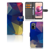 Xiaomi Redmi Note 10S | 10 4G | Poco M5s | Book Case | Polygon Dark - thumbnail