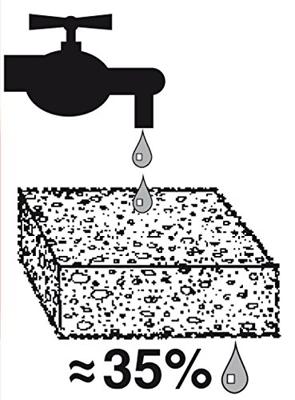 Connex Tegelspons Geel 210X135X75Mm Grof - COX781451