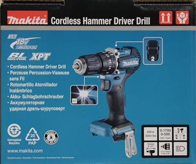 Makita DHP487Z Accu klop-/schroefboormachine 18V Basic Body - thumbnail