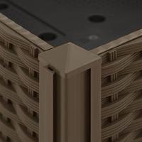 VidaXL Plantenbak verhoogd 40x40x23 cm polypropyleen - thumbnail