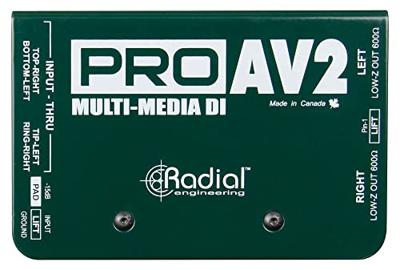 Radial ProAV2 Multimedia passieve stereo DI-box - thumbnail