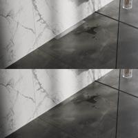 Brauer Douchegoot - 60x7.5cm - muurflens - tegelinlegrooster omkeerbaar - RVS - RVS - geborsteld RVS DR-MRFW60NG - thumbnail