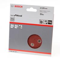 Bosch Accessoires expert c470 schuurpapier voor excenterschuurmachines 125 mm, 8 gaten, k40 5-delig - 2608900803 - thumbnail