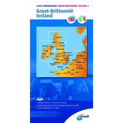 ANWB Wegenkaart - Groot-Brittannië/Ierland 1 - Anwb - Pakket (9789018042677)