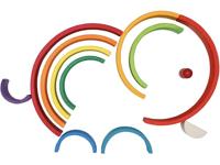 Goki regenboog bouwblokken, 11dlg. - thumbnail