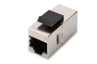Digitus RJ45 / RJ45-koppeling Netwerk Adapter CAT 5e [1x RJ45-bus, RJ45-bus 8p8c - 1x RJ45-bus, RJ45-bus 8p8c] Nikkel - thumbnail