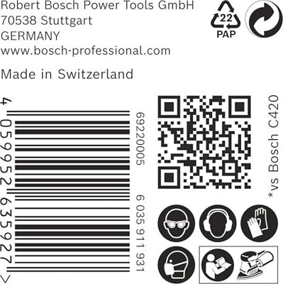 Bosch Accessories 2608901642 Schuurpapier voor multischuurmachine Korrelgrootte (num) 80 (l x b) 150 mm x 100 mm 50 stuk(s) Bosch Accessories 2608901642 Schuurpapier voor multischuurmachine Korrelgrootte (num) 80 (l x b) 150 mm x 100 mm 50 stuk(s)