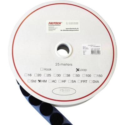 FASTECH® Klittenband punt Om vast te plakken Hotmelt Lusdeel (Ø x l) 20 mm x 5 m Zwart 5 m