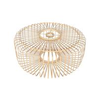 Steinhauer Zwarte wandlampSparkled Light bamboe - 4151ZW - thumbnail