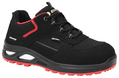 ELTEN werkschoenen laag voor dames - HANNAH XXTL - zwart/rood - ESD S3 laag - maat 40