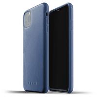 Mujjo Leather Case iPhone 11 Pro Max blauw - thumbnail