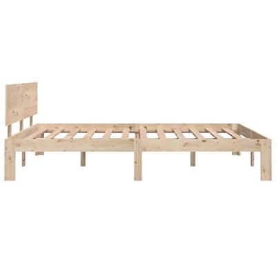 Bedframe massief hout 135x190 cm Bedframe massief hout 135x190 cm