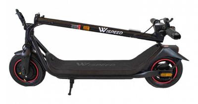 Wispeed C10-55 Max 15.6Ah 36V 10''' Elektrische Scooter Zwart 350W Nominaal - Rode Rand