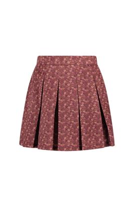 Like Flo Meisjes rok mini bloemen corduroy - Feliz - Ruby mini bloemen