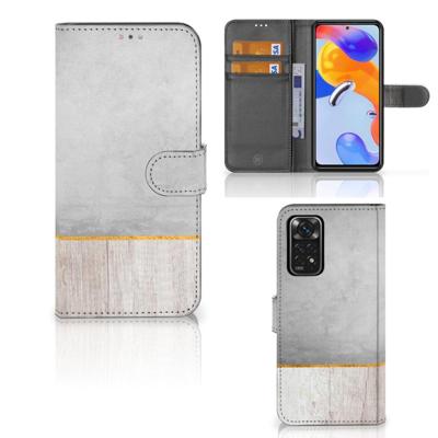 Xiaomi Redmi Note 11 Pro 5G/4G | Book Style Case | Wood Concrete