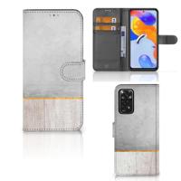Xiaomi Redmi Note 11 Pro 5G/4G | Book Style Case | Wood Concrete - thumbnail