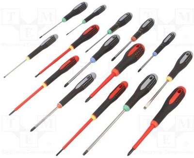 Bahco schroevendraaierset xl | be-9877 - 15-delig Bahco schroevendraaierset xl | be-9877 - 15-delig