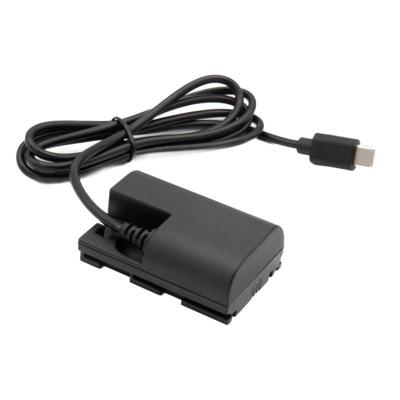 ChiliPower ACK-E6 dummy accu USB-C adapterset voor Canon, accutype LP-E6, LP-E6N en LP-E6NH ChiliPower ACK-E6 dummy accu USB-C adapterset voor Canon, accutype LP-E6, LP-E6N en LP-E6NH