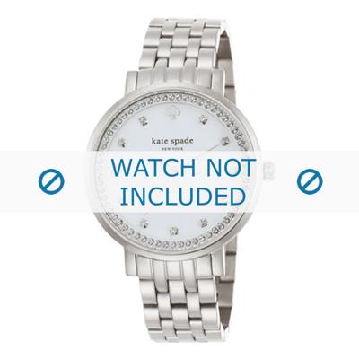 Kate Spade New York horlogeband 1YRU0820 / MONTEREY Staal Zilver Kate Spade New York horlogeband 1YRU0820 / MONTEREY Staal Zilver