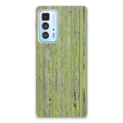 Motorola Edge 20 Pro | Bumper Hoesje | Green Wood