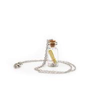 Wensketting Message in a Bottle Geel - thumbnail