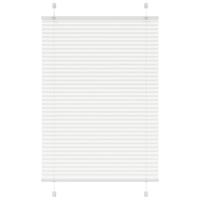 VidaXL Plissé rolgordijn 85x100 cm stofbreedte 84,4 cm polyester wit - thumbnail