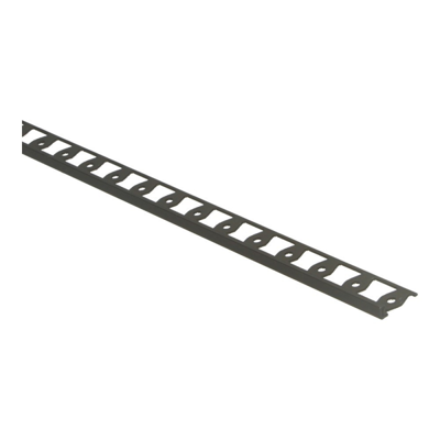 Küberit - In-egaliseer eindprofiel 302 tot 4,5mm PVC brons (250 cm)