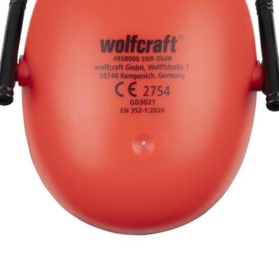 Wolfcraft 4958000 Oorkap 26 dB EN 352-1:2020 1 stuk(s) Wolfcraft 4958000 Oorkap 26 dB EN 352-1:2020 1 stuk(s)