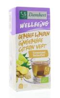 Damhert Tea time gember limoenthee bio 20 Zakjes - thumbnail