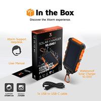 Xtorm XR104 - Xtreme Solar Powerbank 20W - 10.000 mAh - thumbnail
